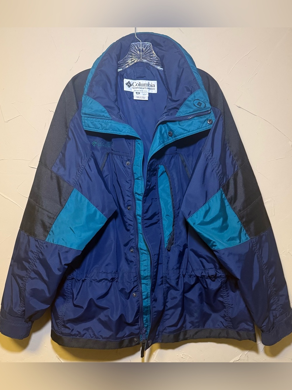 Vtg 1999 Columbia Colorblock Jacket M Gorpcore Indie Ski Streetwear Winter Coat